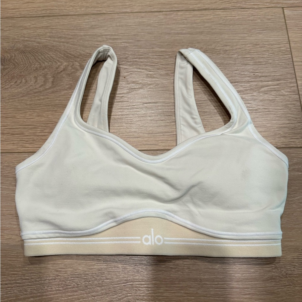 ALO Yoga Women's White Sports Bra